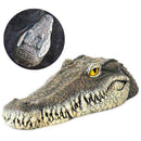 Artificial Crocodile Alligator Head Foam Floating Decoy Pond For Pool U8P7