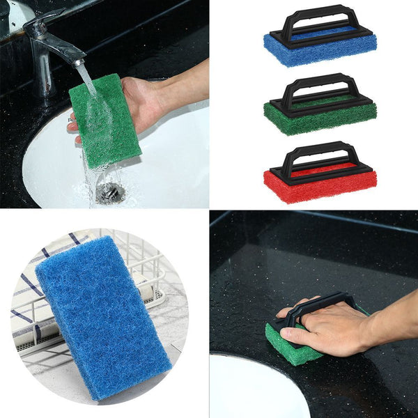 With Handle Multi Purpose Pool Cleaning Clean Tool Removing Stains Sponge Brush