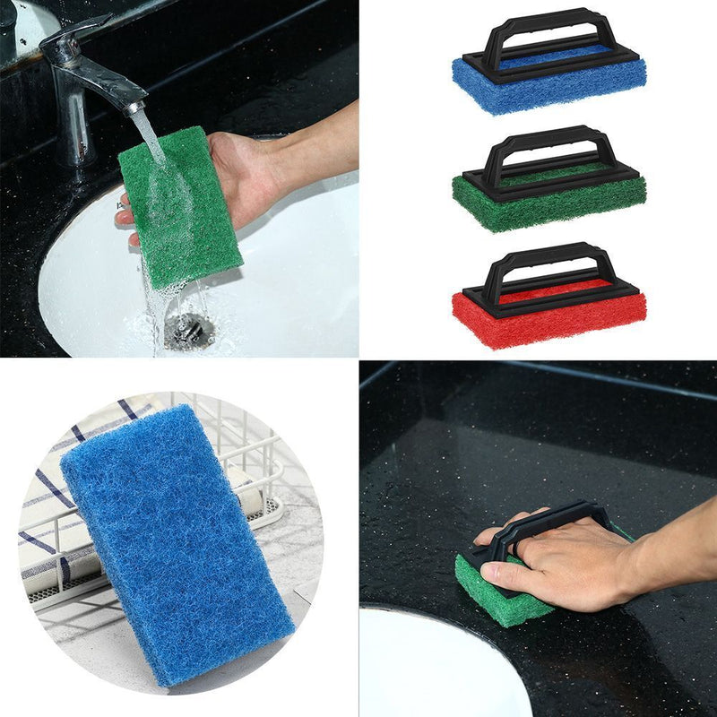 With Handle Multi Purpose Pool Cleaning Clean Tool Removing Stains Sponge Brush