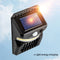 Solar wall lamp electric shock mosquito lamp outdoor waterproof white warm