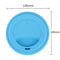 Silicone Cup Lid Reusable Anti-dust Leakproof Insulation Cover (Light Blue)