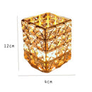 Night Light Bedroom Atmosphere Square Crystal Table Lampshade Small Lamp Shade