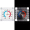 1x Temperature Thermometers Window Indoor Outdoor Wall Greenhouse Garden B4V6