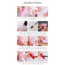 Kit Poly Nail Gel Set Nail Manicure Set For Quick Extension Shiny/Nude Color