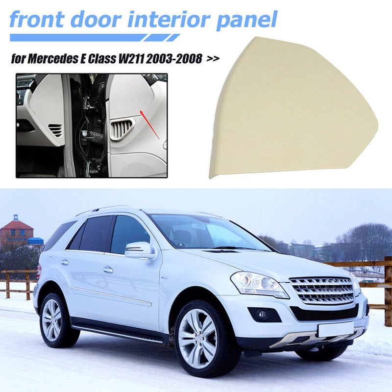Car Right Front Door Cover Trim Shell for Benz E Class W211 (Silica Beige)