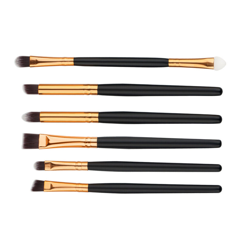 6pcs Pro Makeup Cosmetic Brushes Eyeshadow Eye Shadow Foundation Blending
