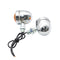 2pcs 12V Turn Signal Lights Retro Amber Light Blinkers Universal for Motorcycle