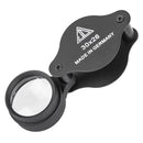 Folding 30X Magnifier Microscope Magnifying Glass Aid Reading for Seniors Loupe