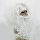 Full Wig Masquerade Party Carnival Headgear Curly Hair Wig Wig Beard Santa Wig