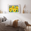 Full Round Drill Diamond Painting Sunflower Butterfly Mosaic Pictures Handiwork