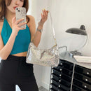 Fashion Sequin Shoulder Bags Women Shiny Handbag Female Shopping Underarm Purse