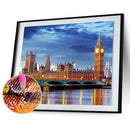 DIY 5D Diamond Embroidery Crystal London Night View Cross Stitch Decor