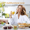 Citrus Juicer Lemon Orange Squeezer 5 in 1 Manual Press Lime Reamer Kitchen