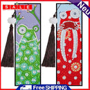 2pcs Bookmark Leather Tassel Special Shaped Diamond Painting Drawing Kit DIY