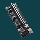 PCIe Riser Ver 009S Plus PCI Express 1x to 16X Adapter Card for Miner SATA 15Pin