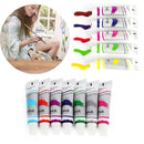 Tubes Oil Painting Watercolor paints Set Draw Pigment with Brush Acrylic