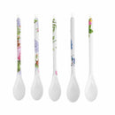 Children Flatware Tea Coffee Sugar Melamine Scoop Porcelain Spoon Long Handle