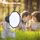 PULUZ 20cm Foldable Octagon Flash Light Softbox Flash Light Diffuser Universal