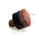 10PCs 10mm Screw On Cue Tips For Pool Snooker Billiards Replacement Parts Newly