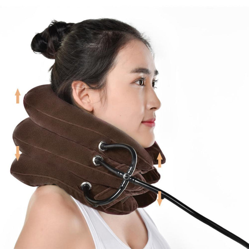 Three-layer Neck Cervical Traction Therapy Cervical Health Care Massager Tool