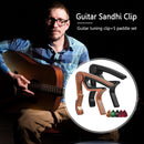 2pcs Guitar Tuner Clip Musical Instruments Guitar Tuner Holder Parts Accessories