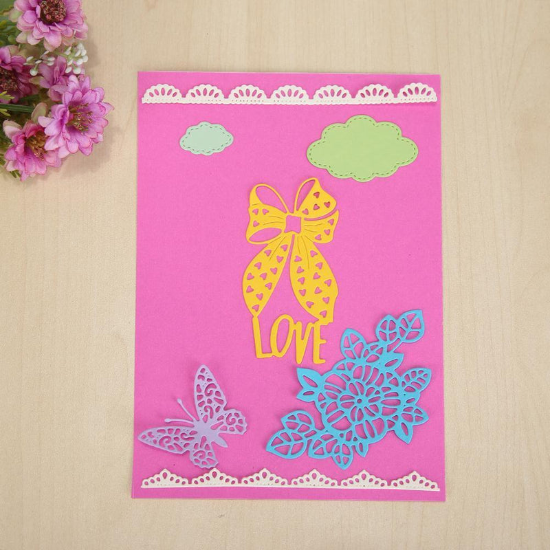 Metal Cutting Dies DIY Scrapbooking Album Paper Cards Craft (Bow MS-1024)