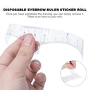 1 Roll Practical Permanent Makeup Eyebrow Ruler Paste Tattoo Measure Tools