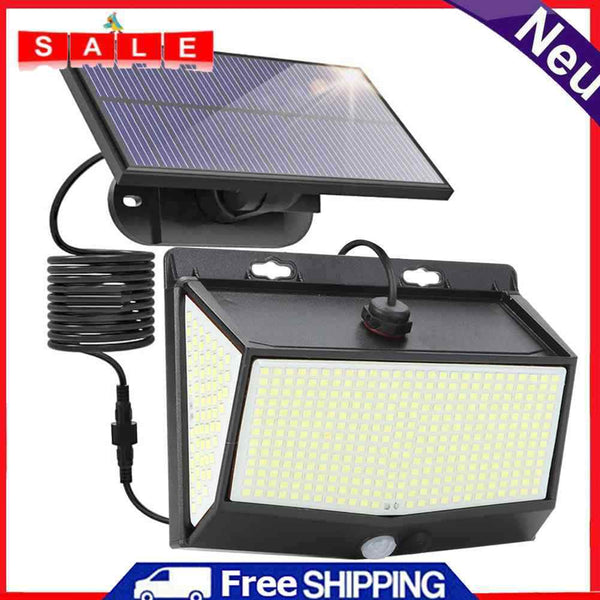 3 Modes Waterproof LED Solar Lights PIR Motion Sensor Outdoor Garden Wall Lamp