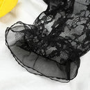 Black Women Sun Protection Driving Gloves Gloves Lace Gloves Bride Mittens