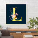 Diamond Painting 5D Full Round Drill Mosaic DIY Sunflower Letter Kit Wall Dec