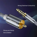 Essager RCA Aux Cable 3.5mm Jack to 2 RCA Audio Cable Y Splitter (3 meter) Newly