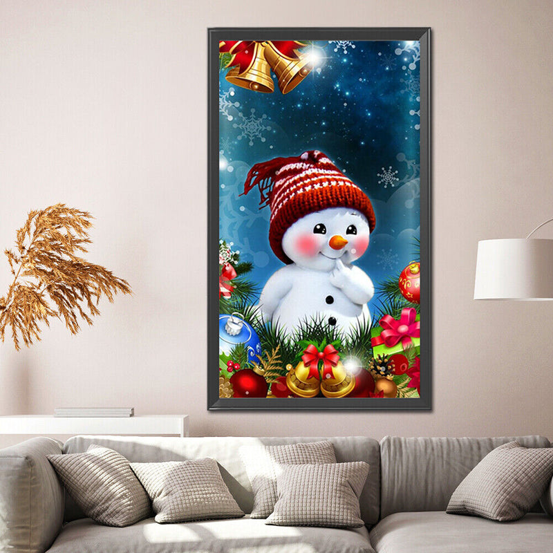 Diamond Painting Kit snowman Full Round Rhinestone Wall Picture