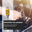 Motorcycle Shock Absorber Key Ring Pendant Motorbike Keychain Ornament Access