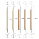 Storage Bag Ceramic Clay Sculpting Polymer Clay Tools Ball Stylus Dotting Apron