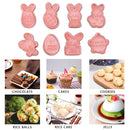 Cookie Cutter 8 Pack Easter Biscuit Cookie Mold Sugar Craft - Bunny Egg