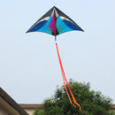 Spider Delta Kites Tails with Handle Kids Outdoor Educational Gift (Blue) Newly