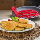 Silicone Non Stick Flipper Pancake Pan Perfect Breakf Maker Egg Omelette T hot.