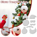 Christmas Santa Claus Coffee Milk Cake Cupcake Stencil Template M QbLS 7T_