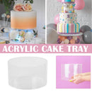 Acrylic Fillable Clear Tier Cake Separator / Cake Stand .