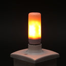 Matefield E27 78 SMD 2835 LED Flame Lamp 3W Emulation Fire Effect Lamp Flashing