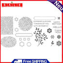 Flower Birthday Cutting Dies Card Silicone Clear Seal Stamp for Scrapbooking DIY