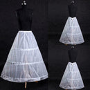 3-Hoop A-Line White Long Dress Wedding Gown Petticoat Slips D1D9 Underskirt O5Y8