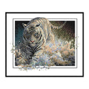 Partial Cross Stitch Handcraft 14CT Counted Tiger Needlework DIY Home Ornament