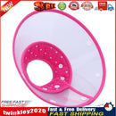 Dog Wound Recovery Cover Pet Anti-Bite Lick Medical Cone Collar (Pink S) Newly