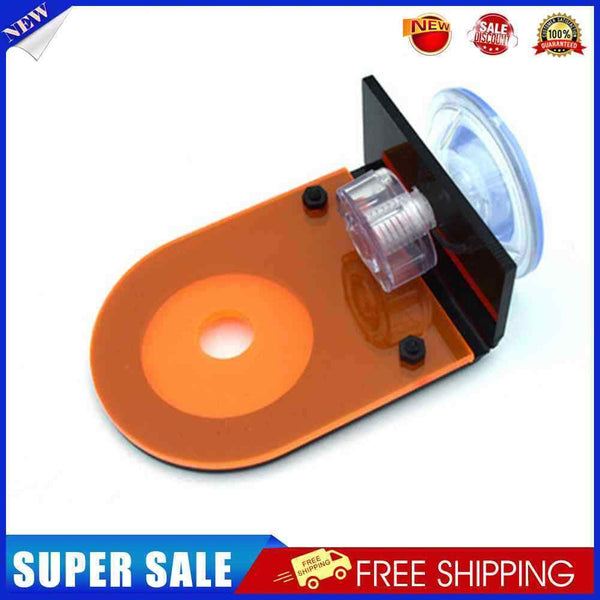 Fish Tank Coral Frag Rack Aquarium Reef with Plugs Suction Holder (Orange)