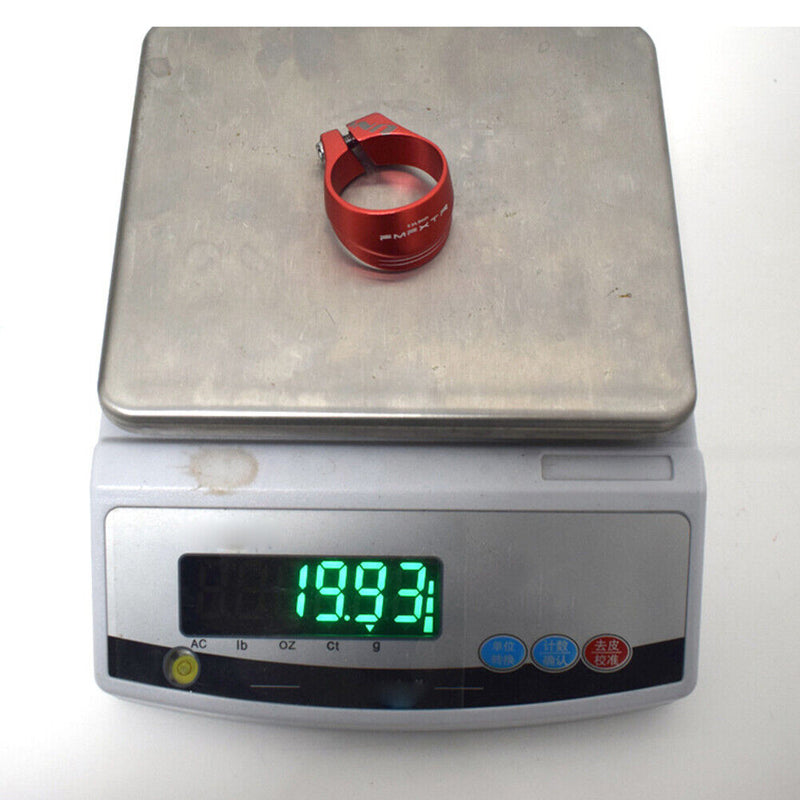 31.8mm Bicycle Saddle Seat Tube Clamp MTB Road Bike Seatpost Clamps (Red) Newly