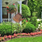 LED Solar Watering Can Lamp Garden Art Metal Iron Kettle Light (D Hook Up) Newly