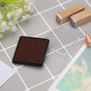 Fingerprint Square Stamp Inkpad for DIY Scrapbook Card Making Craft (Coffee