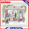 14CT Stamped Cross Stitch Kit Cotton Thread Embroidery Craft Wall Gift