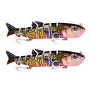 13cm 22g Plastic Lure 8-section Artificial Hard Bait Sea Fishing Tackle (A)